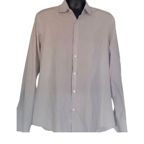 HUGO BOSS Men's Long Sleeve Button Down Shirt Size 16 34/35 - Picture 2 of 4
